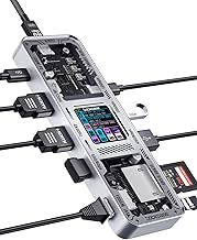 DOCKCASE Explorer 10-in-1 USB-C Hub Dual 4K HDMI 100W PD (B tier)