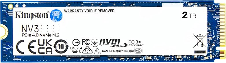 Kingston NV3 2TB PCIe Gen4 NVMe SSD (C tier)