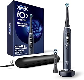 Oral-B iO Series 7 Deep Clean + Protect Rechargeable Electric Toothbrush, Black (A tier)