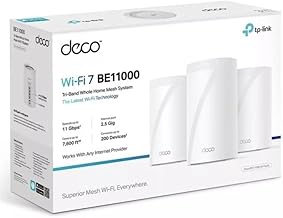 TP-Link Deco BE11000 WiFi 7 Mesh System 3-Pack (A tier)