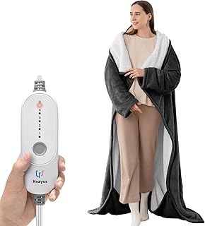 Wearable Heated Blanket Robe 50x70 Grey (B tier)