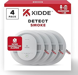 Kidde Hardwired Smoke Detector AA Battery Backup (C tier)