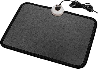 Electric Heated Floor Mats Under Desk 110V Black (A tier)