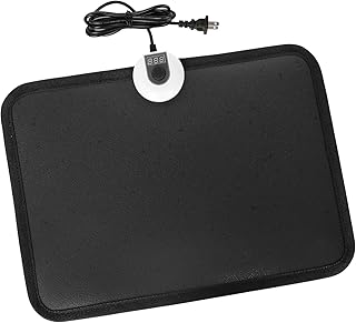 Electric Heated Floor Mats 110V Foot Heater Black (B tier)