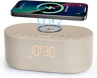 Sound Machine Alarm Clock with Wireless Charging (C tier)
