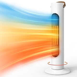 Electric Space Heater 25 Inch Tower Fan Combo 1500W (C tier)