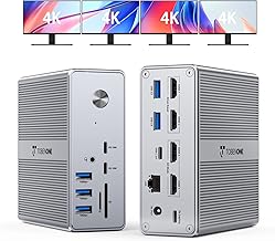 TobenONE DisplayLink Docking Station 4 Monitor 120W (C tier)