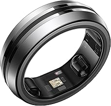 RENPHO Lynx Smart Ring Silver Size 8 (C tier)