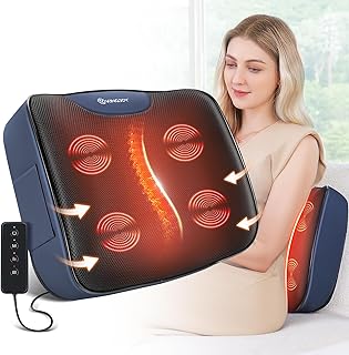 Heated Lumbar Support Pillow with Vibration (C tier)