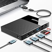 Portable External Hard Drive 1TB USB-C Hub (D tier)