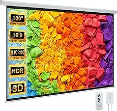 YODOLLA 120-inch 16:9 Electric Motorized Projector Screen (D tier)