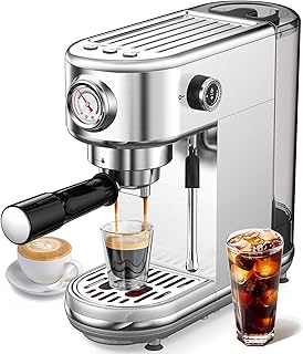 20 Bar Espresso Machine with Milk Frother (D tier)