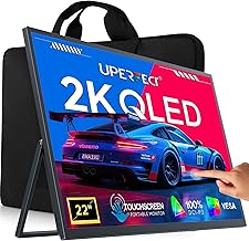 UPERFECT 22" 2.5K Portable Touchscreen Monitor (B tier)