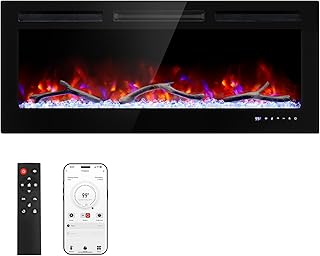Cheerway Smart WiFi Electric Fireplace Heater 42" 1500W (C tier)