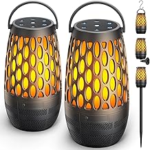 Outdoor Bluetooth Speaker Waterproof IPX6 Flame Lights (D tier)