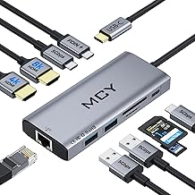 MCY 10-in-1 USB-C Hub Dual Monitor 8K 100W PD (B tier)