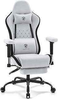Gaming Chair Breathable Fabric with Massage Lumbar (C tier)