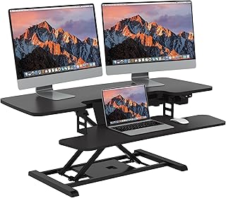 SANODESK 42 inch Electric Standing Desk Converter (B tier)