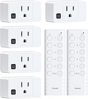 Wireless Remote Control Outlet 5 Pack (D tier)