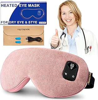 FACEMOON Cordless Heated Eye Mask Pink (B tier)