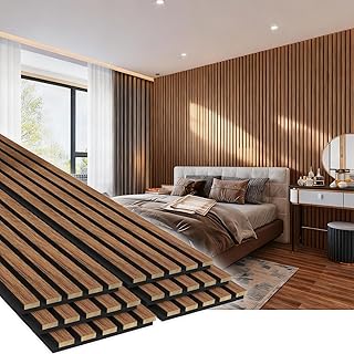 Wood Panels 94.5x7.87 6-Pack Walnut (B tier)