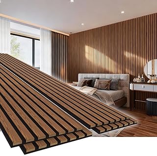 Wood Panels 94.5x11 4-Pack Walnut (B tier)