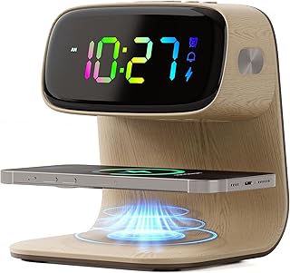 Digital Alarm Clock with 15W Wireless Fast Charging (C tier)