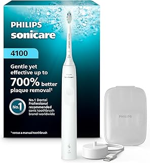 Philips Sonicare 4100 Rechargeable Electric Toothbrush, White (B tier)
