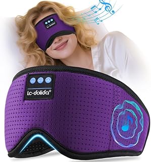 LC-dolida Sleep Mask with Bluetooth 5.4 and White Noise (B tier)