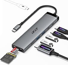 Acer 8-in-1 USB-C Hub 10Gbps 4K 60Hz 100W PD (B tier)