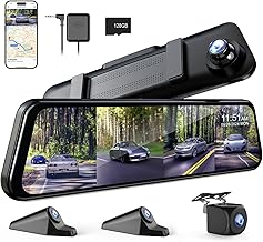 360° 4-Channel Mirror Dash Cam (C tier)