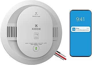 Kidde Smart Smoke Detector Ring App Enabled Hardwired (A tier)