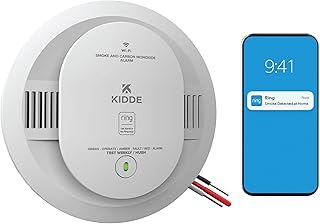 Kidde Smart Smoke and Carbon Monoxide Detector Ring App Enabled (S tier)