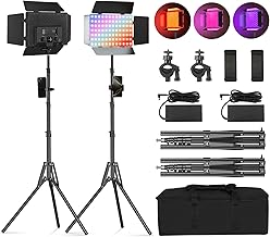 RGB LED Video Light Panel 12.6" 2-Pack (D tier)