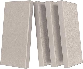 UMIACOUSTICS Acoustic Panels 2 Inch Fiberglass 4-Pack Linen (A tier)