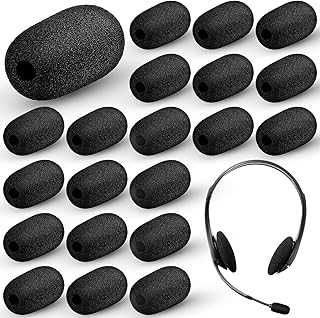 Mini Size Headset Windscreen Microphone Foam 20-Pack (C tier)