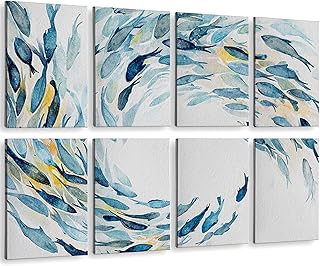 ARPEOTCY Acoustic Art Wall Panels 48x32 8-Pack Ocean (D tier)