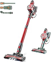 WLOTPO Cordless Stick Vacuum Dark Red (C tier)