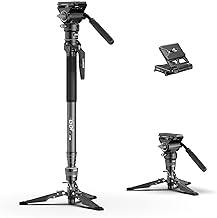 COMAN 69" Carbon Fiber Monopod with Feet (C tier)
