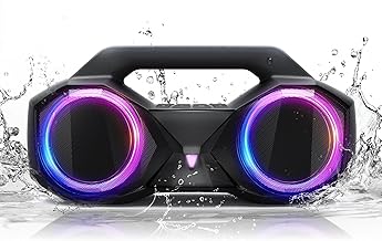 Bluetooth Speaker 80W IPX7 Waterproof RGB Lights (D tier)