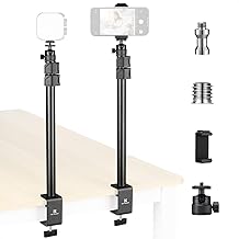 K&F CONCEPT Camera Desk Mount with C-Clamp 2-Pack (B tier)