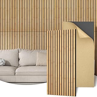 TONOR Bamboo Acoustic Panels 43.3x20.47 4-Pack (B tier)