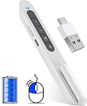 2-in-1 USB Type C Wireless Presenter Remote with Air Mouse (D tier)