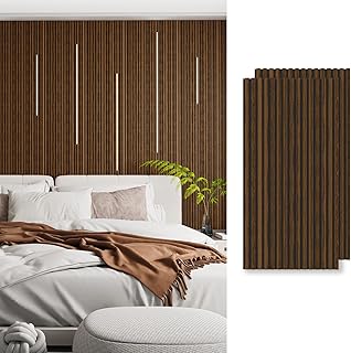 Wood Wall Panels 48x24 2-Pack Walnut (C tier)