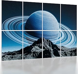 UMIACOUSTICS Art Acoustic Panels 47.2x31.5 8-Pack Astronomy Aurora (C tier)