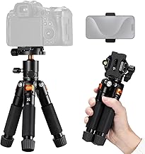 K&F CONCEPT Mini Desk Tripod 21.6" with Ball Head (C tier)