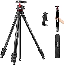 NEEWER Basics 66.5" Aluminum Travel Tripod (C tier)