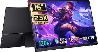 Portable Monitor Gaming 16" 2.5K 120Hz (B tier)