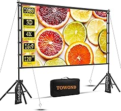TOWOND 120-inch 16:9 Portable Outdoor Projector Screen (C tier)