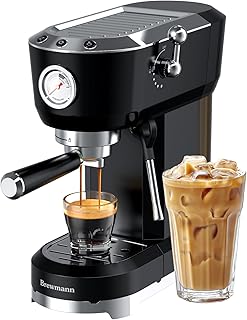 20 Bar Espresso Machine with Steam Milk Frother (D tier)